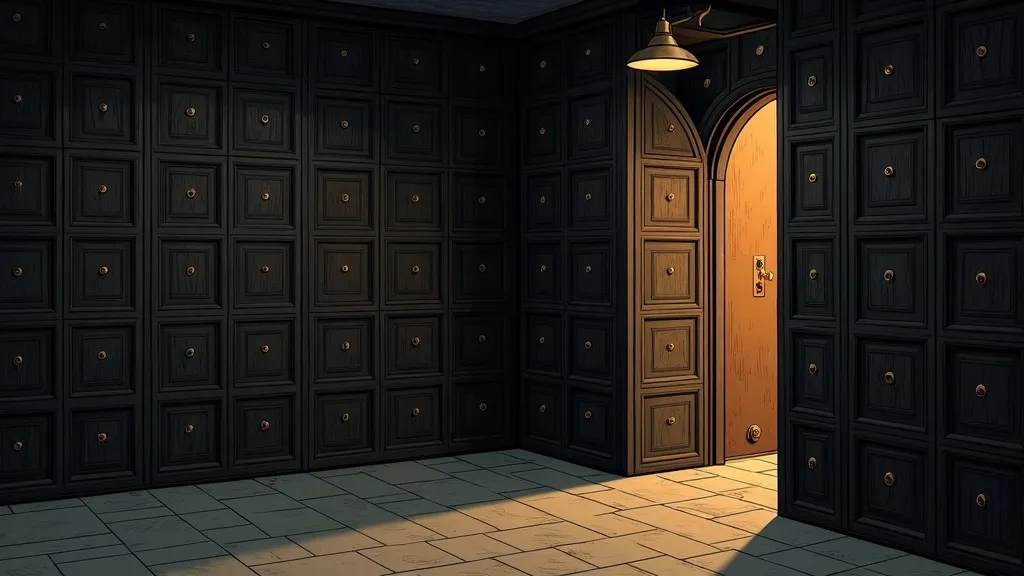 Illustrated concept of Cascara lockers