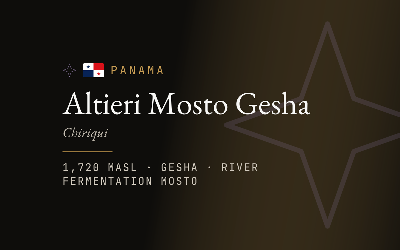 Altieri Mosto Gesha