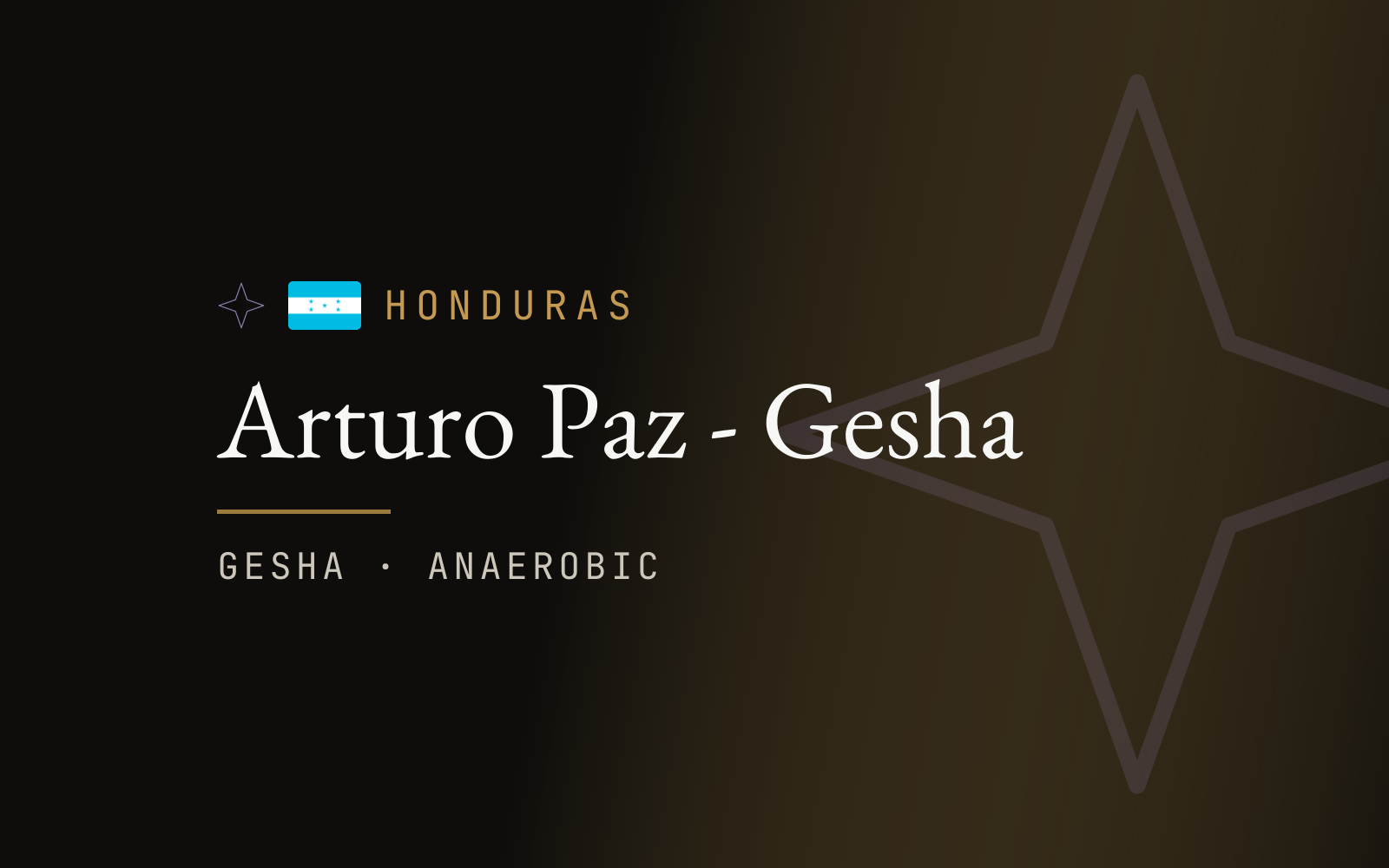 Arturo Paz - Gesha