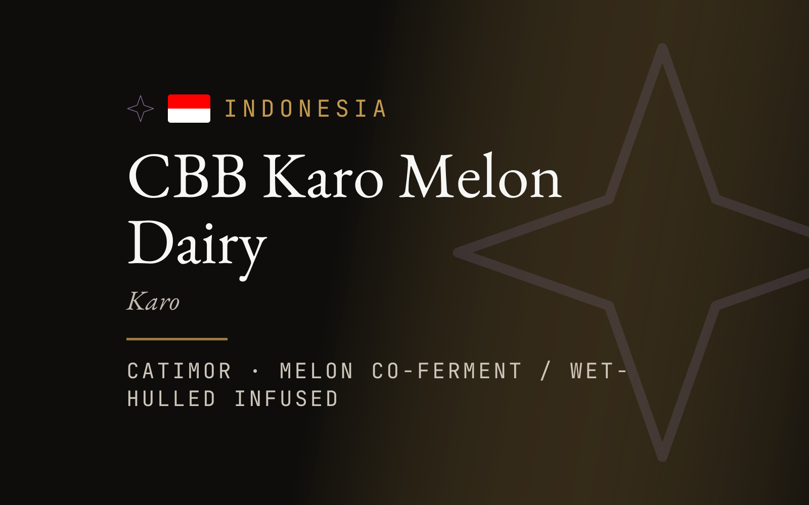CBB Karo Melon Dairy