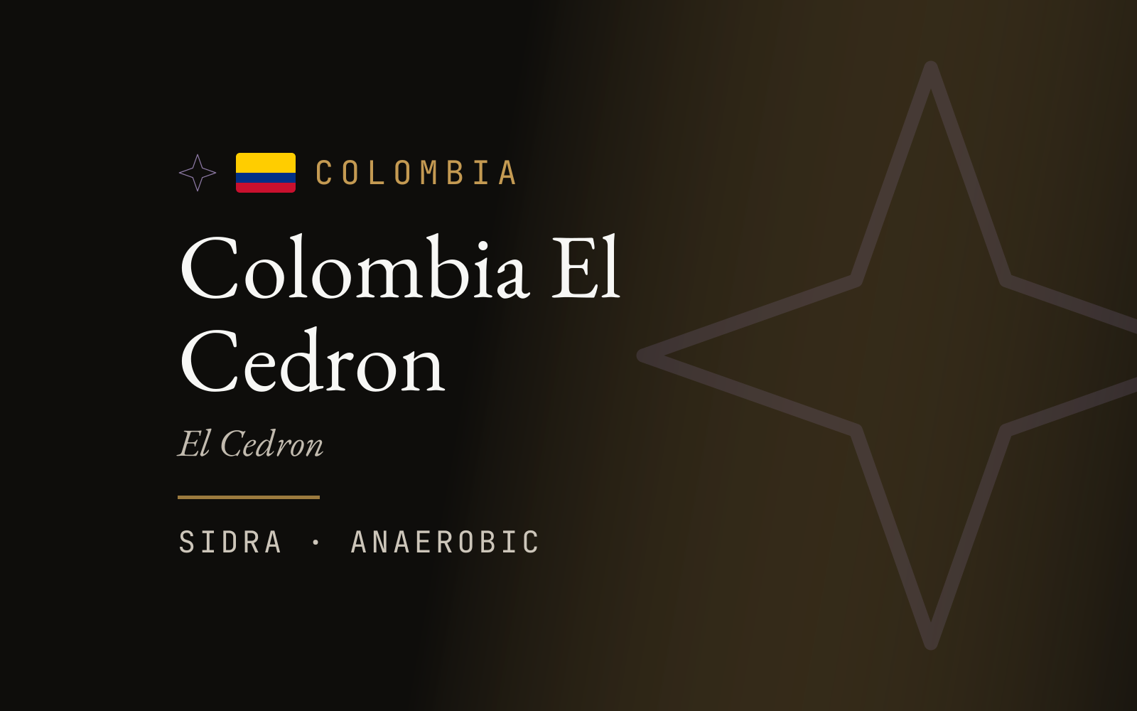 Colombia El Cedron