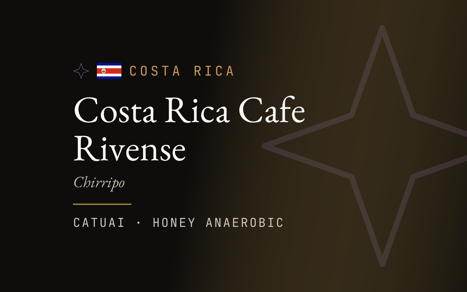 Costa Rica Cafe Rivense