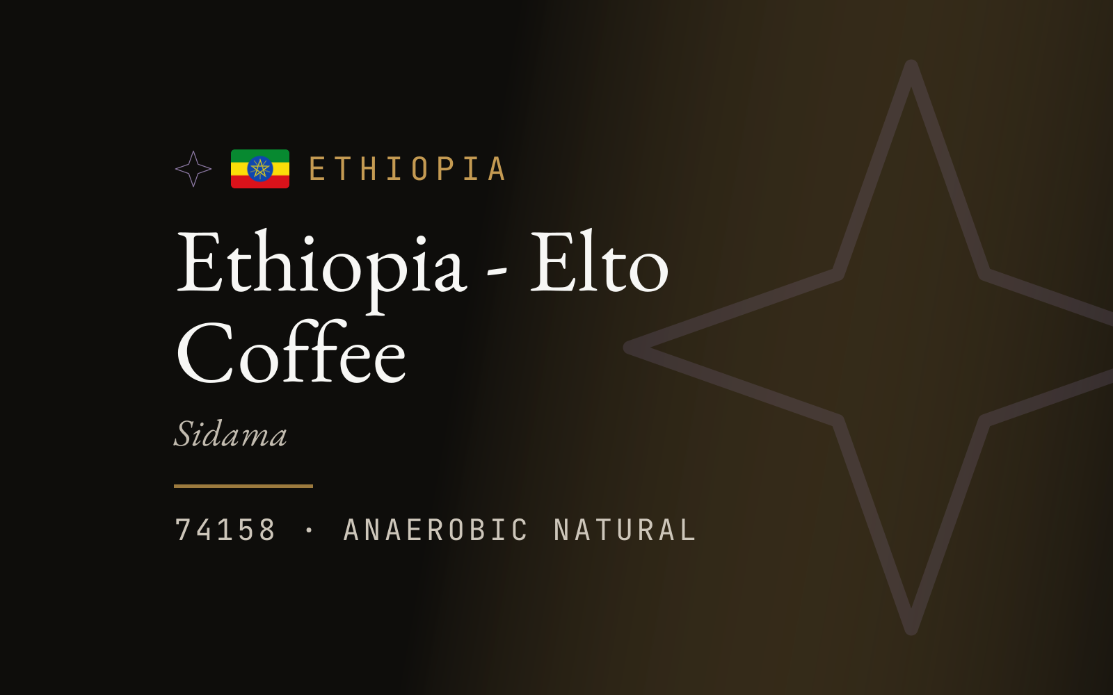 Ethiopia - Elto Coffee