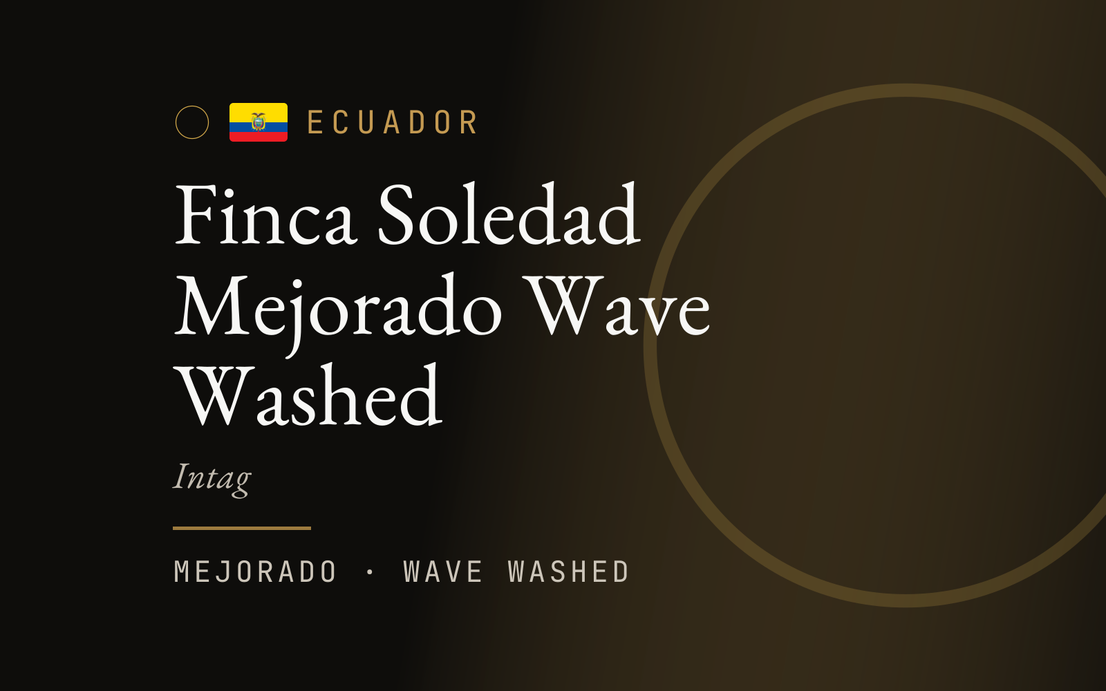 Finca Soledad Mejorado Wave Washed