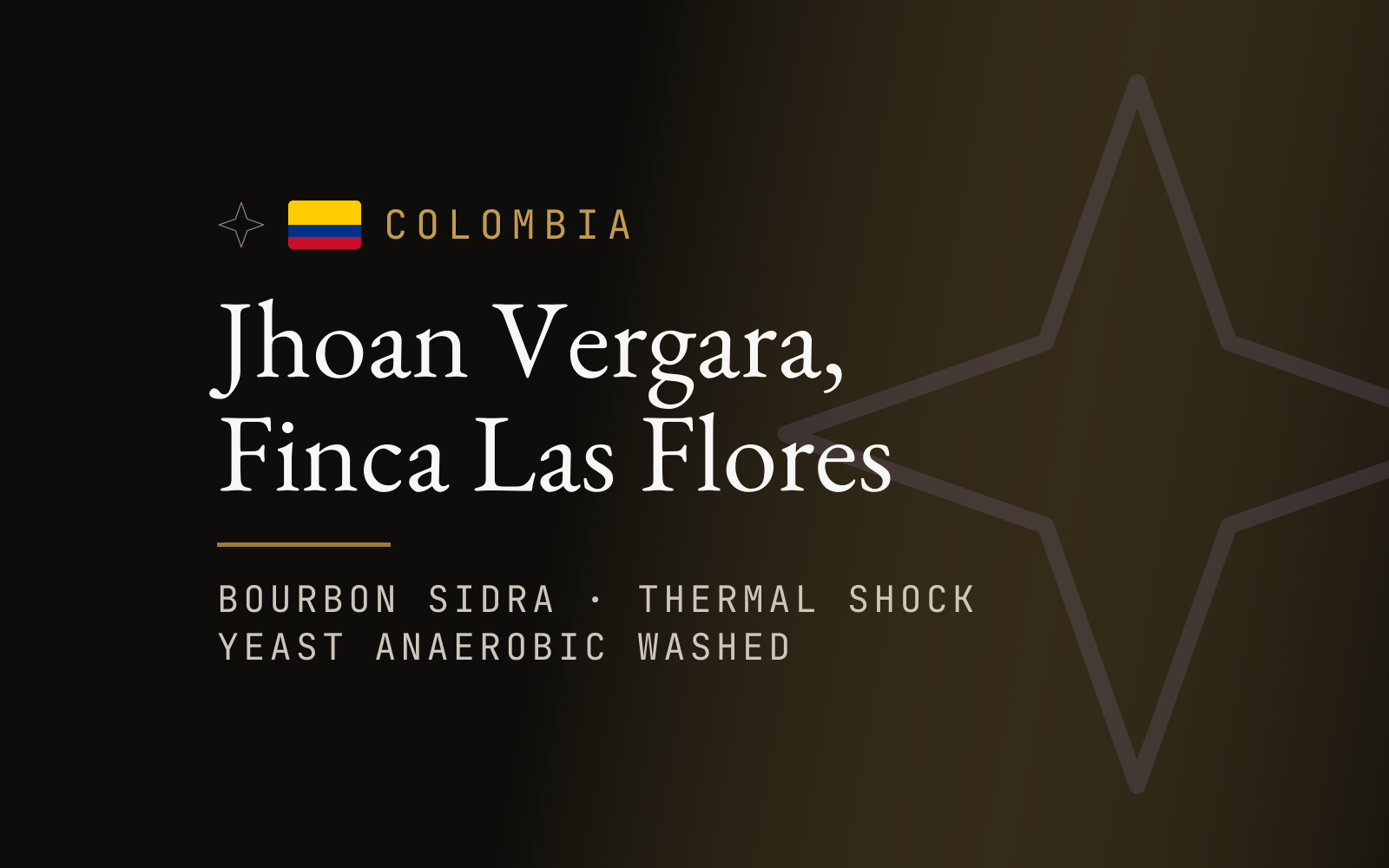 Jhoan Vergara, Finca Las Flores