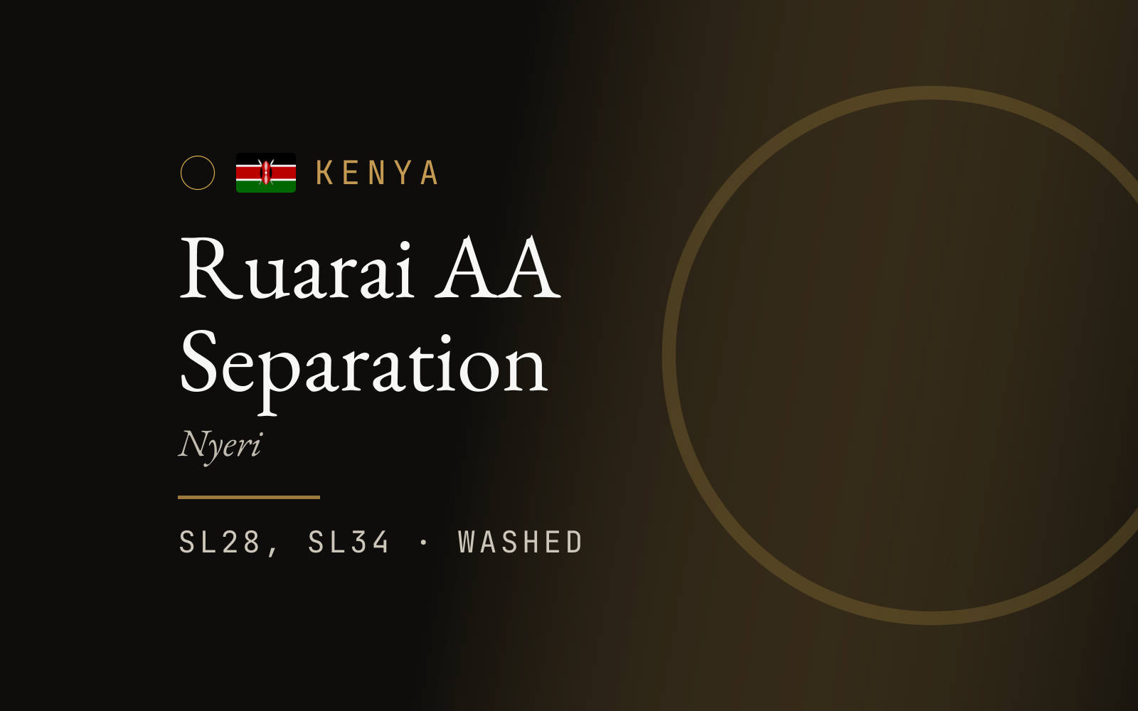 Ruarai AA Separation