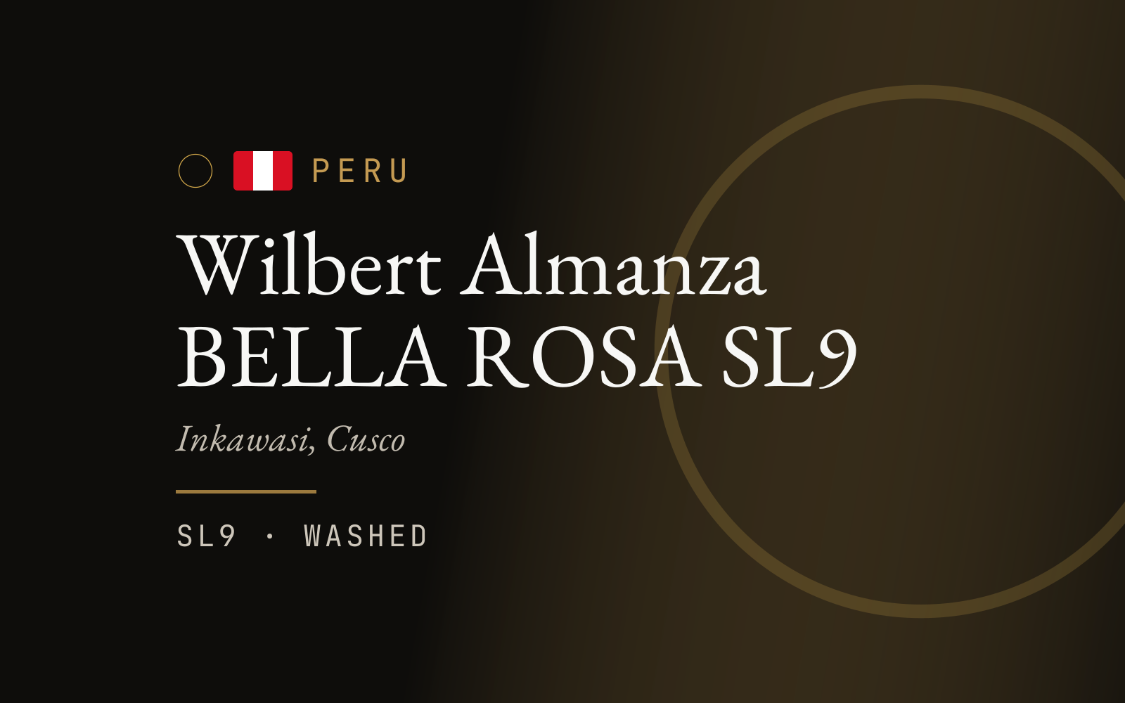 Wilbert Almanza BELLA ROSA SL9